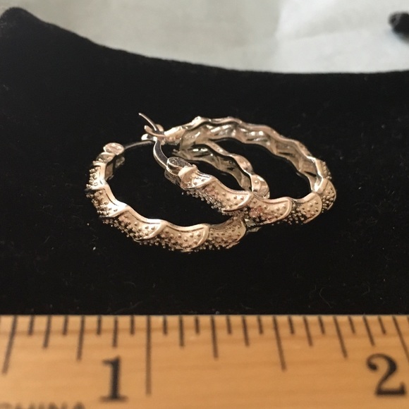Jewelry - White Gold Hoop Earrings